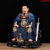 玄天上帝 真武大帝神像玄天上帝擺件道家玄武大帝北極真君祖師樹脂家用供奉