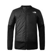 【The North Face 官方旗艦】北面男款黑色WindWall防風保暖可打包立領鋪棉外套｜83S7JK3