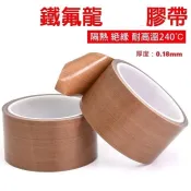 現貨附發票『寰岳五金』0.18mm厚 50-100mm 鐵氟龍膠帶 10M 耐高溫 280度 高溫膠帶 高溫膠布 不殘膠