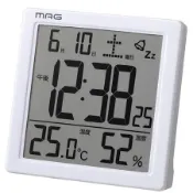 日本MAG多功能電子式時刻溫濕度計