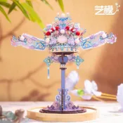 藝模山西晉劇聯名狀元帽3D立體拼圖金屬拼裝模型手工玩具禮物擺件