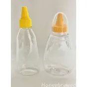 蜂釀🍯 【分裝小空瓶】550ml 350ml 蜂蜜 糖漿 果醬 尖嘴瓶 小包裝 隨身瓶 空瓶 玻璃瓶 雞精瓶 50ml