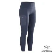 【ARCTERYX 始祖鳥】女 Satoro 美麗諾羊毛內層長褲.保暖內搭褲.打底褲_X000009321 黑寶石