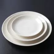 協貿國際日用品生活8館 onlycook 奶白瓷盤牛排刀叉盤西餐陶瓷盤子碟子西餐盤牛排盤餐具