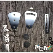 我型我色iStyle嚴選好物 不鏽鋼門扣 美式工業風 吊門五金配件 穀倉門復古做舊門鎖 燒烤店酒吧居酒屋