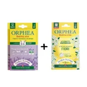 Orphea歐菲雅 薰衣草香/掛片+經典花香/香氛袋各一優惠組