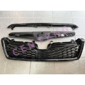 涔峰ＣＦ☆(蜂巢黑) Subaru 13年~18年 四代 森林人 Forester 水箱罩 水箱罩總成 通風網 黑化