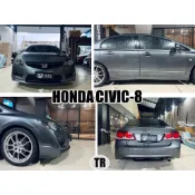 小亞車燈改裝＊新 HONDA K12 CIVIC8 八代 TR TYPE-R 前保桿 側裙 後保桿 含烤漆