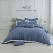 【Jia’s Living 家適居家】素色床組-棉天絲-加大/特大/IKEA(單人加大、雙人、加大)床包枕套組-多色可選