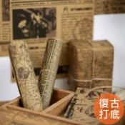 台灣現貨【復古主義系列 硫酸紙打底紙/10入】追花 世界地圖 美式海報 手繪拓印素材 裝飾紙 中世紀風 拍攝紙 包裝紙