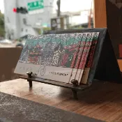 銹蝕工業風名片架