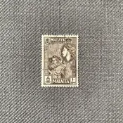 {世界郵票} 🌎 東南亞 (馬來西亞MALAYSIA/ 1957年/ 馬六甲MALACCA 郵票/ 1枚)