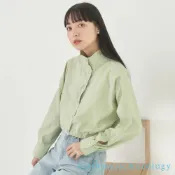 earth music&ecology 尼龍短版束腰立領夾克外套(1L41L0Y0700)