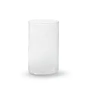 荷蘭Jodeco Glass玻璃花器/ Skai寬口直筒收邊/ 透明/ 高15 cm eslite誠品