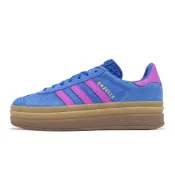 (店+)【adidas 愛迪達】休閒鞋 Gazelle Bold W 女鞋 藍 厚底 IG4367