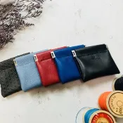 羊皮彈片(簧)口金包/零錢包(可收納耳機.耳環.戒子)
