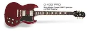 【名曲堂樂器】全新 美國 Epiphone G-400 PRO 紅色 SG 電吉他 拾音器可單雙切換 特價供應!