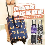 (店+)推車 手拉車 買菜車(菜籃 手推車 菜籃車 買菜推車 購物車 拖車 購物袋 折疊購物袋 購物車 行李 菜籃推車 購物籃)