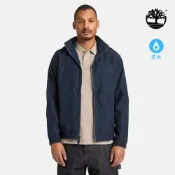 Timberland官方旗艦 男款深寶石藍防水飛行外套|A6ATG433