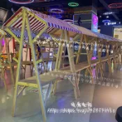 〈暖居生活〉市集展示架木質活動棚架移動小攤位售貨車集市擺攤貨架夜市地攤車