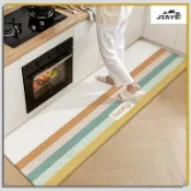 JiaYe--廚房地墊 加厚發泡皮革墊防水防油防滑耐髒抗疲勞墊可擦洗腳墊