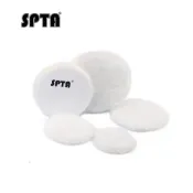 SPTA 2吋/3吋/4吋/5吋/6吋/7吋 羊毛拋光墊用於 RO/DA/GA 汽車拋光機拋光墊打蠟還原