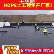 公司貨魚塘防滲膜魚池防水布土工膜養殖地膜魚池土工膜PE家後復合養殖護坡專用黑色塑料布防漏地膜魚塘防滲膜