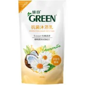來易購 綠的GREEN 抗菌沐浴乳 補充包 洋甘菊精油 700ml