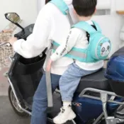 東方國際精品 （爆款熱賣）（國際精品）【免運】電動車兒童安全帶 小孩坐車綁帶 寶寶坐電瓶車保護揹帶 帶娃防摔神器 機車揹帶 背巾前後座椅帶防摔綁帶