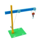 手搖起重機科學DIY 兒童科學實驗玩具 物理小發明 科學教具 材料包 動手做 機械玩具 科學玩具 diy toy