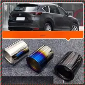【兔兔車品】馬自達 MAZDA 19-26年 4代 馬3 MAZDA3 尾飾管 排氣管 裝飾尾管 亮銀 鈦藍黑鈦 平口款