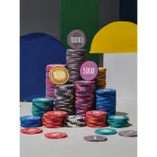 【POKER限定ABOVE】德州撲克高檔帶面值陶瓷籌碼籌碼（圈圈帶面值）嚴選