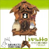 真愛日本 造型咕咕報時掛擺鐘 龍貓樹屋 原木造型樹屋 龍貓 咕咕鐘 壁掛鐘 時鐘 報時 龍貓時鐘 收藏 4903456193547