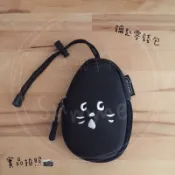 兜兜手-現貨nya驚訝貓抽繩鑰匙零錢包