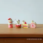 【下殺價】日式草莓蛋糕貓咪ins可愛少女心治癒系辦公桌面解壓裝飾擺件禮物