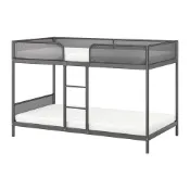 【IKEA 宜家家居】TUFFING 上下舖床框, 深灰色, 90x200 公分