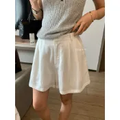 ✨I am✨老錢風寬鬆顯瘦渡假休閒褲亞麻褲