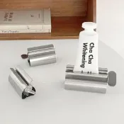 【享屋】304不鏽鋼擠牙膏器-大號2入組(旋轉牙膏擠壓器 洗面乳 牙膏夾 軟管 護手霜 擠壓器)