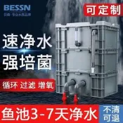 【免運】周轉箱過濾箱魚缸魚池過濾器滴流盒上置過濾器可定制過濾盒過濾桶