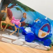 《翔翼玩具》馬車 灰姑娘 南瓜車 家家酒 時尚馬車 夢幻馬車 芭比娃娃 禮物 馬車 兒童玩具 72366安全標章合格玩具