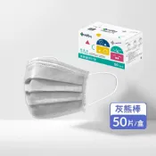 MEDTECS 美德醫療 Face Mask 美德醫用口罩 灰熊棒 一盒50入
