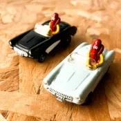 𝗈𝗅𝖽𝗍𝗈𝗒𝗌𝗍𝖺𝗍𝗂𝗈𝗇 逃跑大亨堡 熱狗 熱狗堡 迴力車 美式復古 老玩具 玩具 公仔模型收藏擺飾