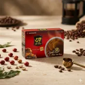 【G7】越南純黑即溶咖啡 盒裝 無糖黑咖啡 Kopi Hitam Cà Phê G7 Hòa Tan 15入x2g