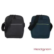 【Hedgren】LINEO系列 HLNO07 CONTOUR款式 8.3吋平板 側背包(深灰/藍綠)