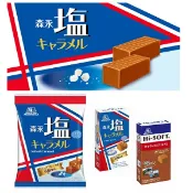 【江戶物語】(日本境內版) 森永 塩牛奶糖 鹽味牛奶糖 軟糖 岩鹽牛奶糖 焦糖鹽牛奶糖 MORINAGA 日本原裝進口