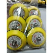 (店+)3吋75mm氣動打蠟機配件 M6(1/4) / M8(5/16)牙打蠟盤 魔鬼氈無孔打蠟盤 研磨盤 黏扣盤