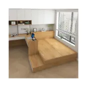 (店+)臺灣公司貨[含運到府 可客製化 上門安裝]榻榻米床架 實木床架 小戶型單人床 單人床架 雙人床架 書桌床 子母床 書桌