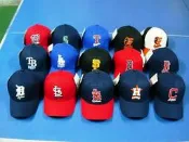 ((綠野運動廠))最新款~創信代理~調整式MLB大聯盟球隊休閒練習帽,精緻凸繡,多款球隊供您選擇~促銷優惠中