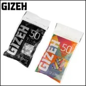 ☆西格瑞商店☆【GIZEH】德國進口~Active Filter 6mm活性碳(椰子炭)加長型濾嘴/濾心-50粒裝