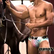 ORION 豹紋運動三角內褲 台灣製造 加強囊袋包覆 男平口褲 男丁字褲 抗菌內褲 後空提臀內褲 四角褲 泳褲-
